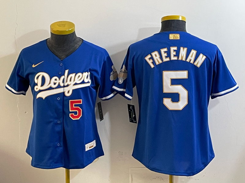 women Los Angeles Dodgers #5 Freeman blue Game 2026 Nike MLB Jersey 0414002
